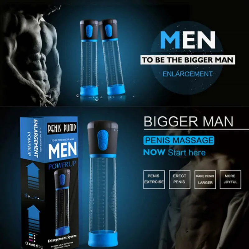 Электрический насос для увеличения пениса автоматический вакуумный всасывающий