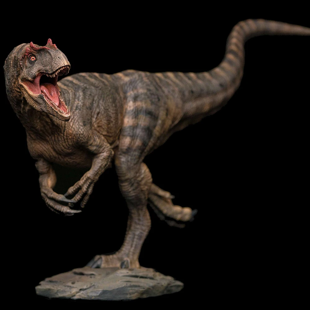 Тигр зерна окраски 2019 произведенный достаринный Юрский Мир Allosaurus модель игрушки