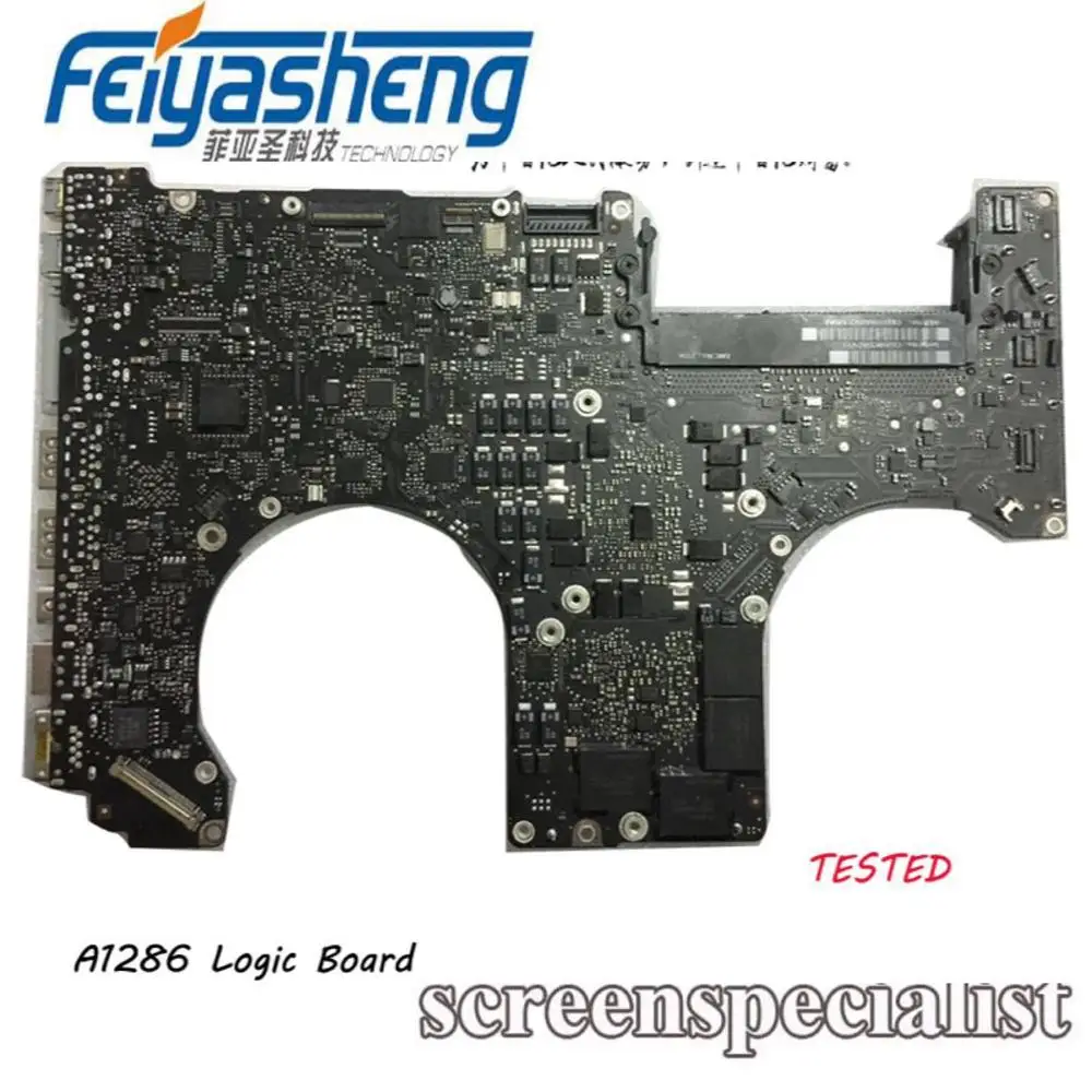 Протестированная материнская плата для Macbook Pro 15 &quotA1286 2010 ноутбука i7 2 66 Ghz 820 2850 A 2011