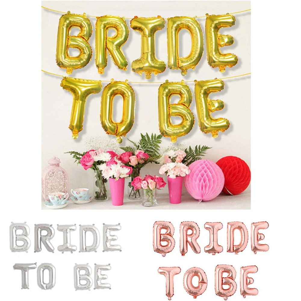 Воздушные шары из фольги с надписью Bride To Be 16 дюймов|Воздушные и аксессуары| |