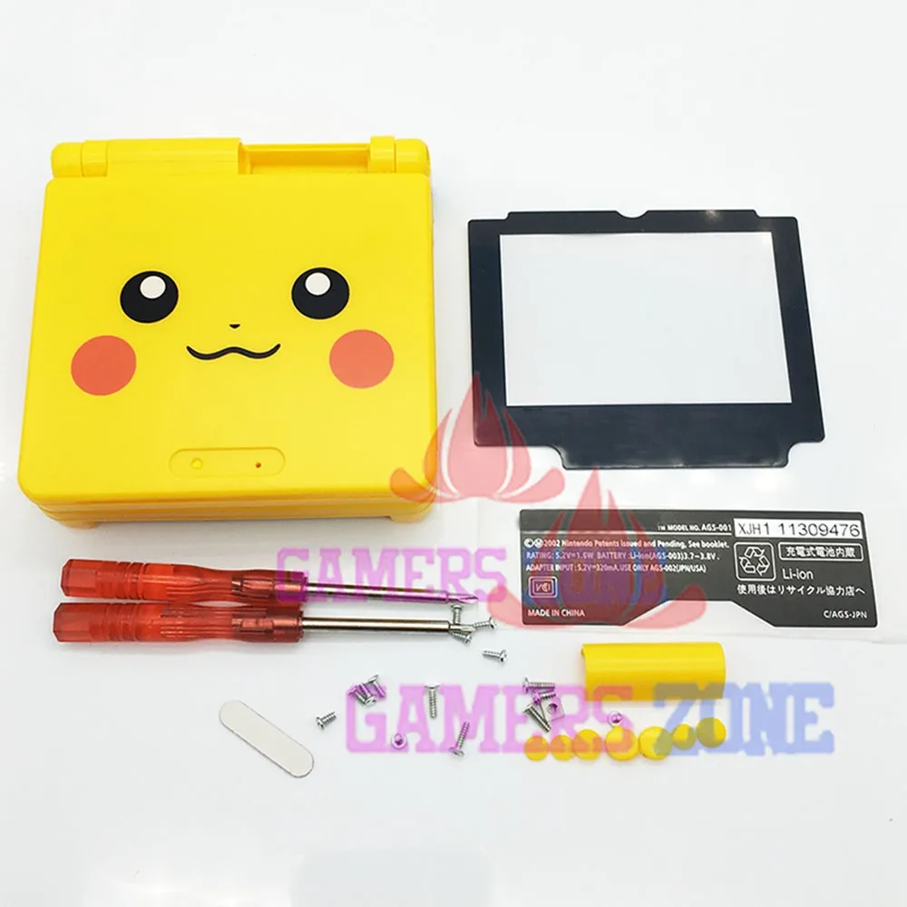 6 комплектов для GBA SP версия замена корпуса оболочка экран Объектив для Gameboy Advance GBA SP чехол Крышка