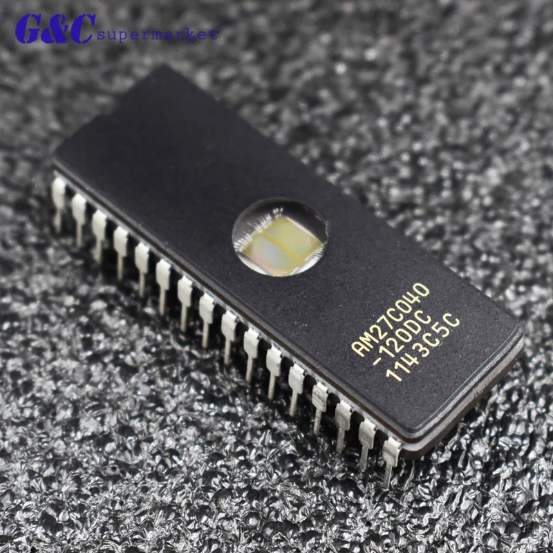 1 шт. УФ EPROM 4 м DIP 32 IC AM27C040 120DC 27C040|Интегральные схемы| |