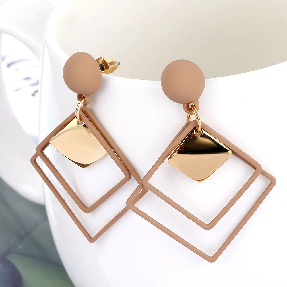 

IPARAM Fashion Statement Geometric Drop Earrings for Women Vintage Alloy Earrings Party Jewelry Gifts Wholesale