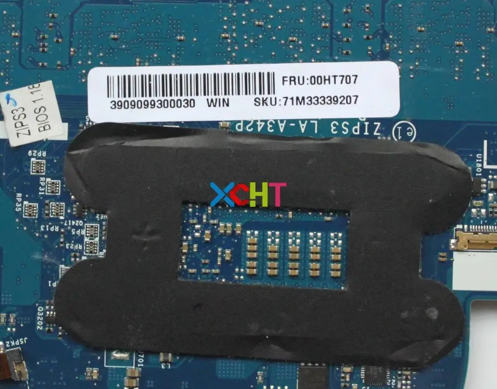 for lenovo thinkpad yoga 12 fru 00ht707 w i7 5500u cpu 8gb ram zips3 la a342p laptop motherboard mainboard tested free global shipping