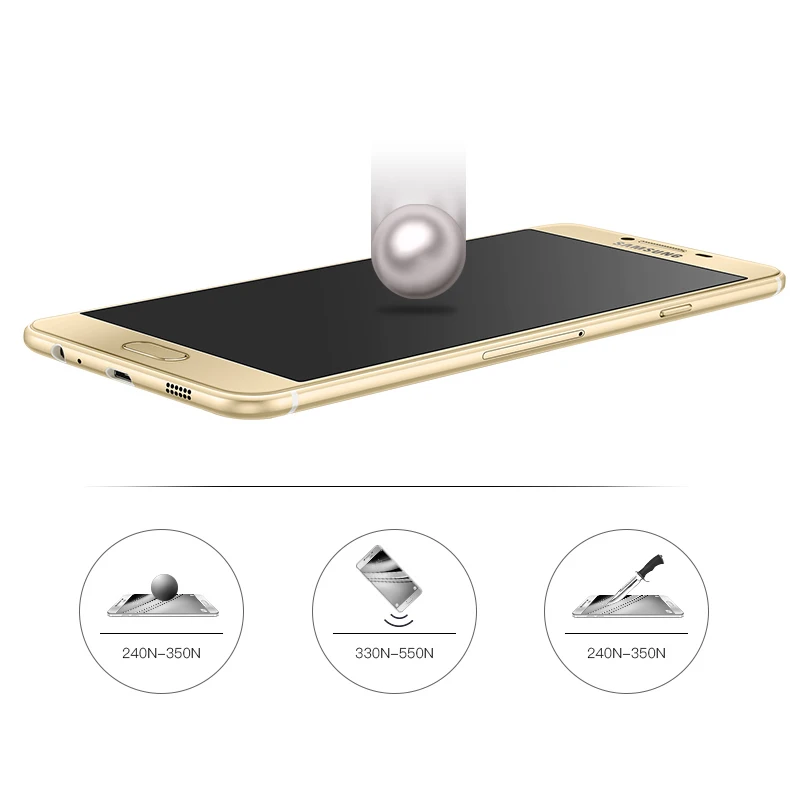 Mocolo 9H 0,33 мм Полное покрытие из закаленного стекла для samsung Galaxy A3 A5 A7 Защита экрана для samsung Galaxy A3 A5 A7 крышка