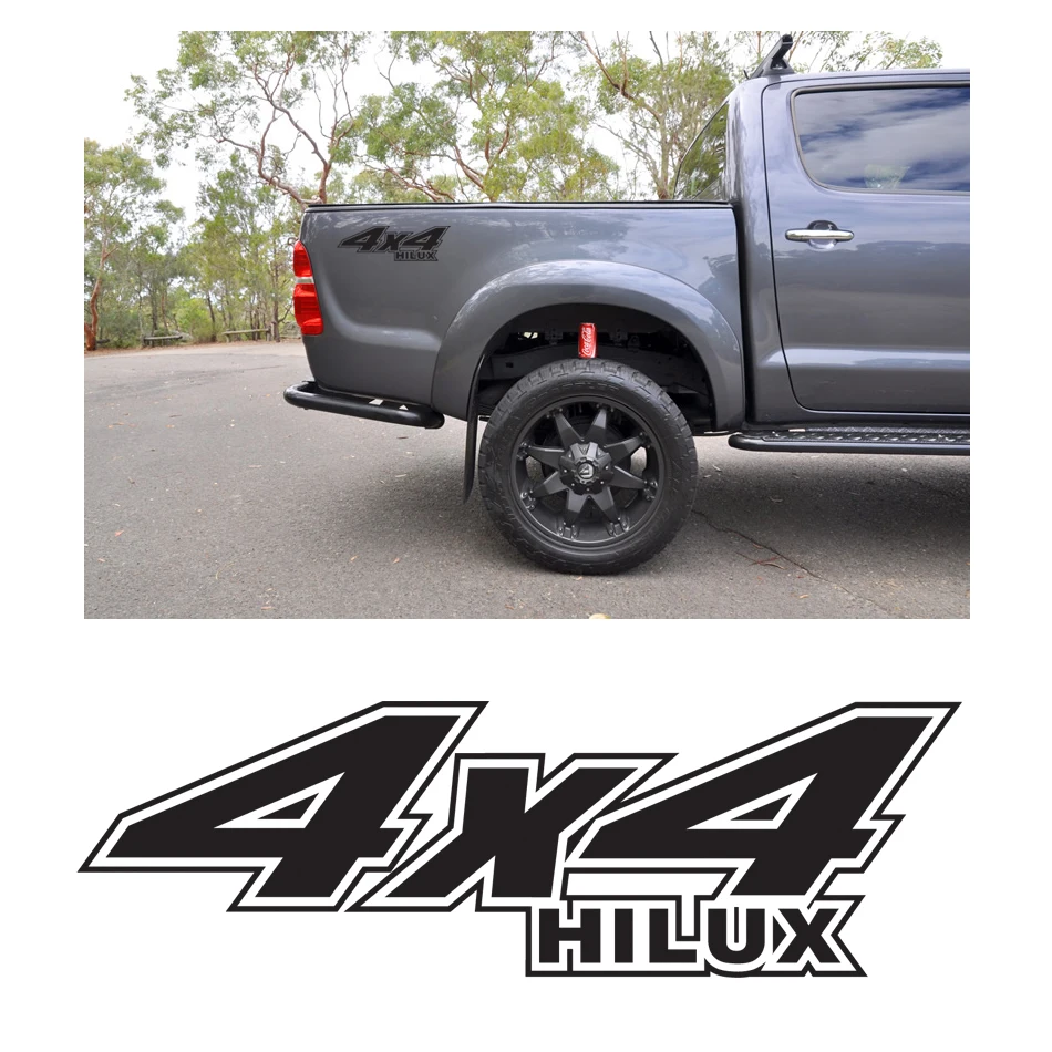 1 шт. внедорожных hilux4x4 кузова задний хвост сторона графический винил для TOYOTA HILUX REVO VIGO