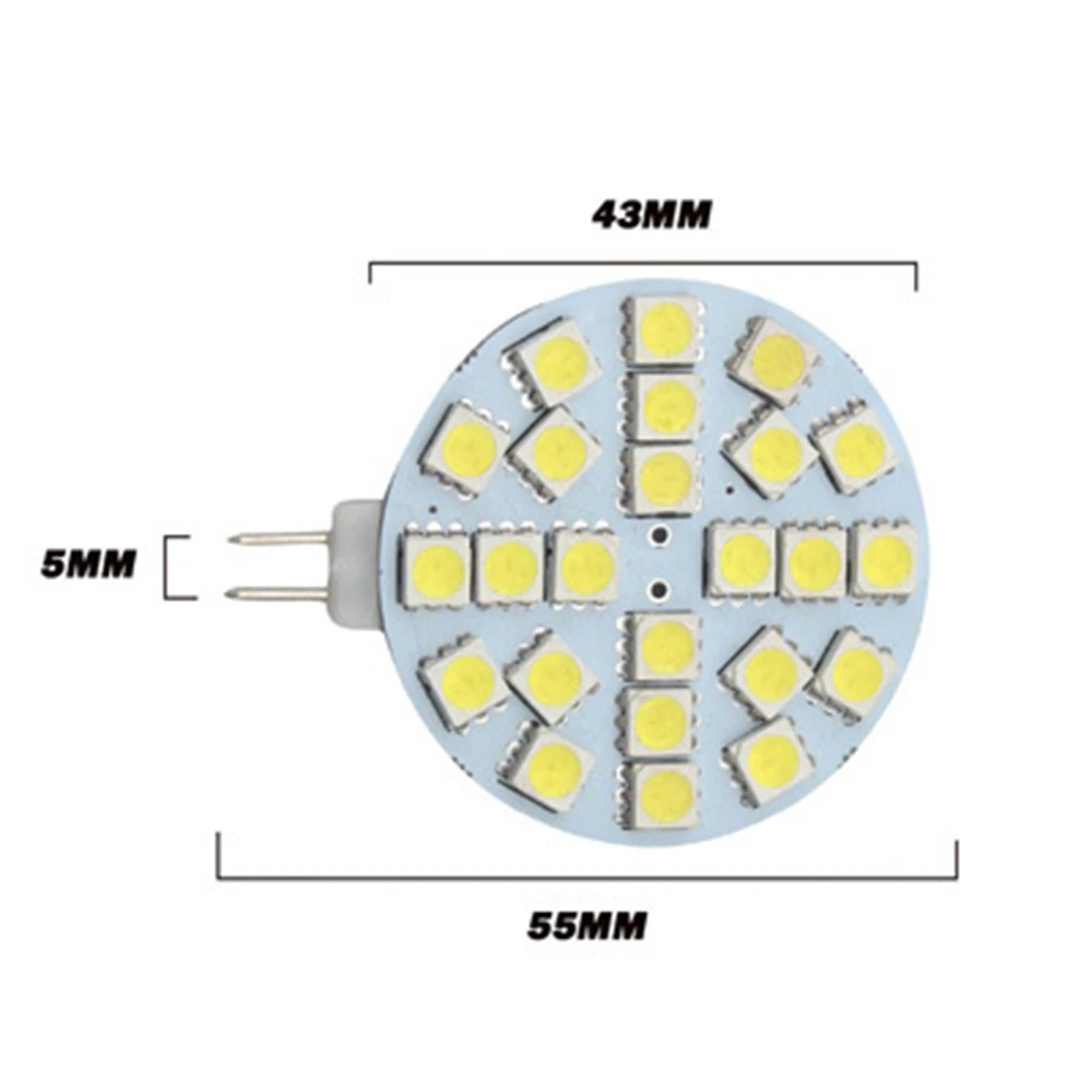 3 шт. 5050 SMD чип G4 морской Кемпер светодиодное освещение RV лампа Светодиодная 360