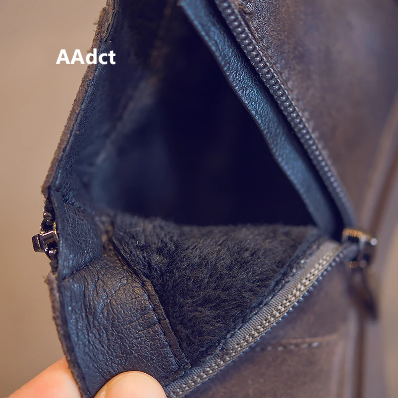 AAdct хлопок теплые короткие сапоги для девочек новые модные детские 2018 зимние |