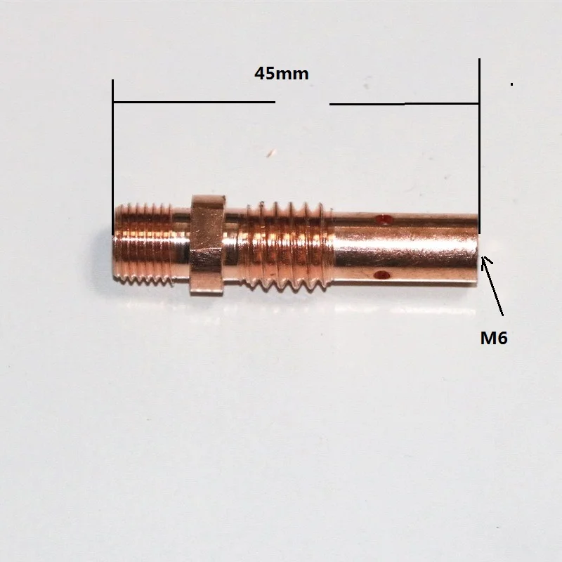 

10PCS CO2 Mig Mag welding torch Panasonic KR200A Contact tip holder M6*45mm