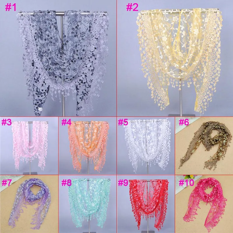 Хит лета женский кружевной шарф с кисточками прозрачный металлик платье бандаж