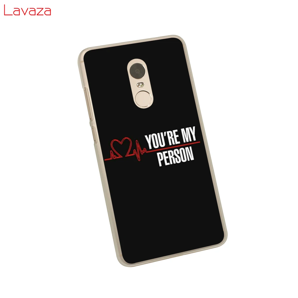 Твердый чехол для телефона Lavaza Greys Anatomy драма США TV Xiaomi Redmi 5A 5 Plus 6 Pro 6A Note 7 |