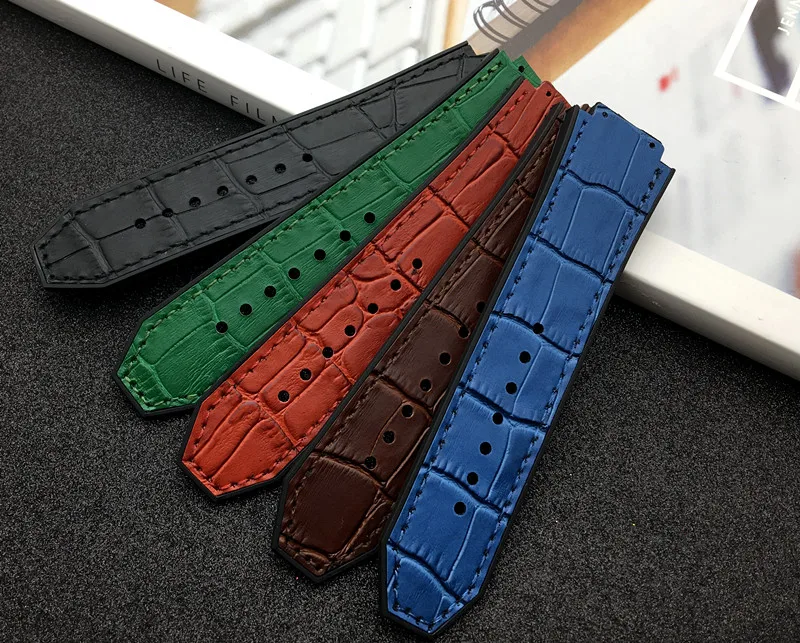 Ремешок из натуральной коровьей кожи для Hublot мужской ремень большого взрыва