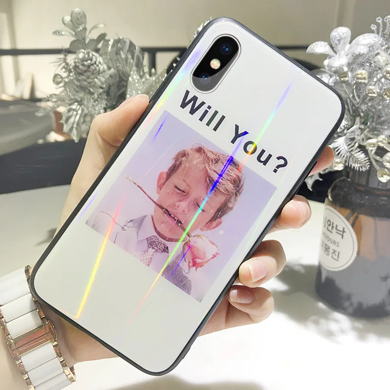 Fortuna закаленное Стекло чехол для iPhone XS Max XR силиконовые звезды Space X 10 роскошные