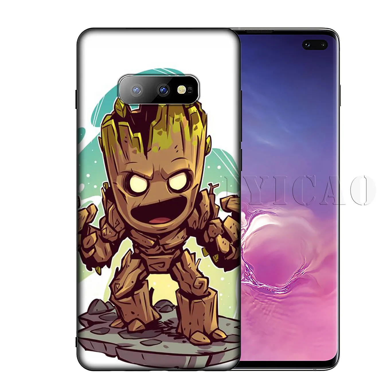 IYICAO аниме MARVEL Мстители Мягкий силиконовый чехол для телефона Samsung Galaxy S20 Ultra S10 Lite S9