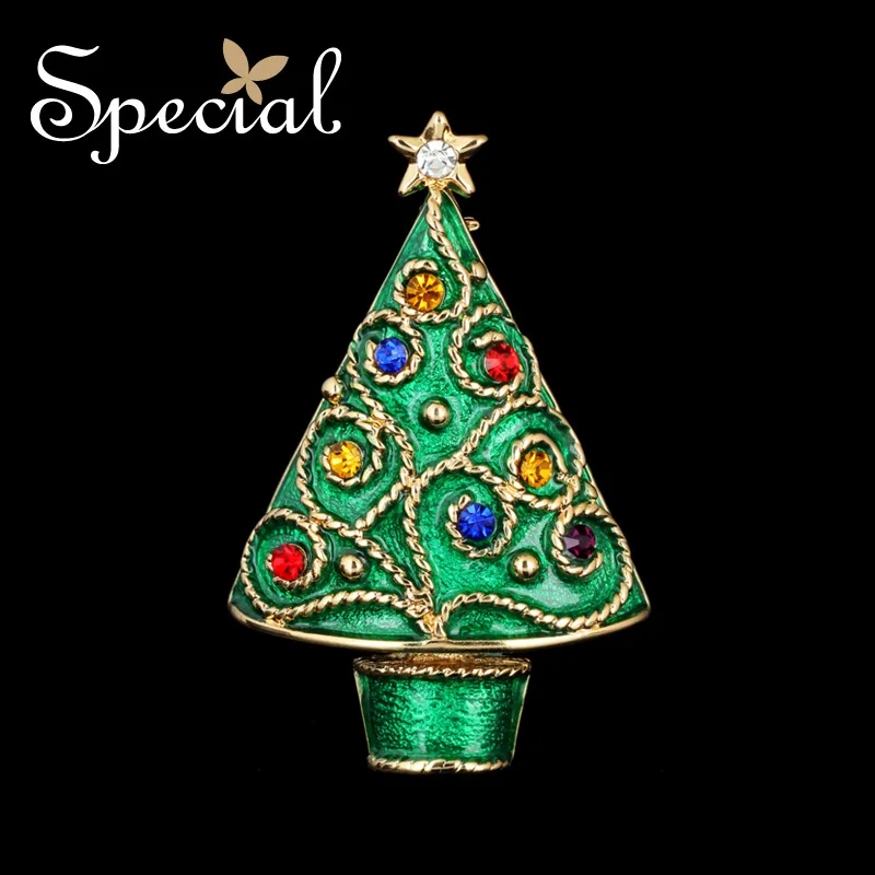 Специальный бренд Модные Милые Броши в виде дерева булавки эмалированная брошь