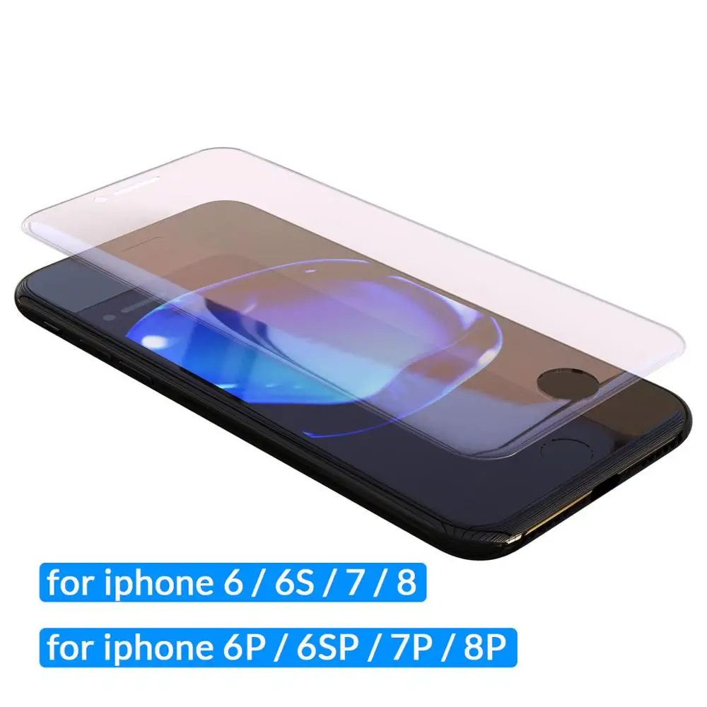 ORICO 2 шт Анти-синий луч закаленное стекло экрана протектор для iphone 6 6S 7 8 анти-УФ