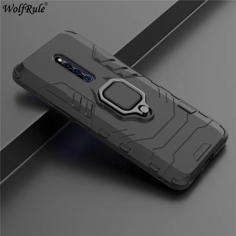 

Holder Magnetic Case For Vivo X27 Pro Case Vivo X27 Pro Tough Durable Metal Ring Stand Cover For Vivo X27 Pro Case Shockproof
