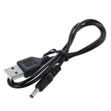 3,5 мм x 1,3 мм черный usb-кабель, шнур зарядного устройства, источник питания