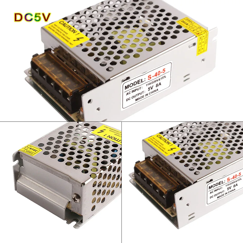 Светильник ing трансформатор 220 В к DC 12 В 5 в источник питания 24 В 2A 1A 3A 5A 10A 15A 20A 30A светодиодный адаптер питания для светодиодных лент светильник