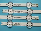 8 комплектов = 32 светодиодный т. светодиодных лент для подсветки LG 49UV340C 49UJ6525 49UJ6585 49UJ6565 49UJ651V 49UJ670V 49UJ701V V17 49 R1 L1