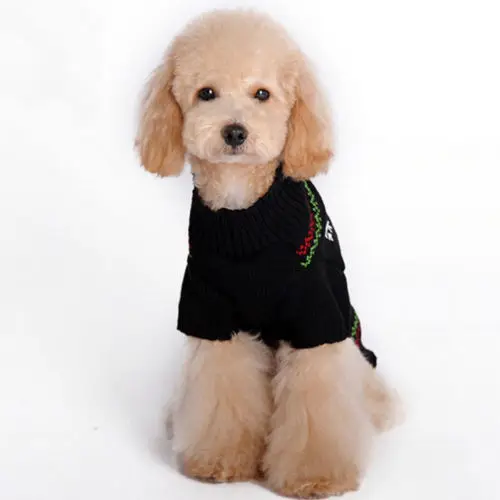 Fashionable Cute Pet Dog Cat Knitted Jumper Sweater Puppy Doggy Warmer Coat Jacket Winter Clothes 2 Color To Choose | Дом и сад