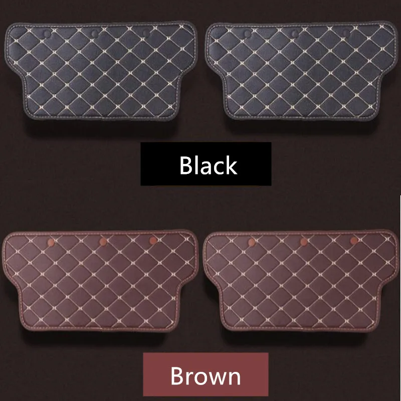 Кожаный Автомобильный Стайлинг спинки сиденья анти Kick Pad для Volvo S90 V90CC-18 интерьер Анти Грязный коврик защита колодки аксессуары