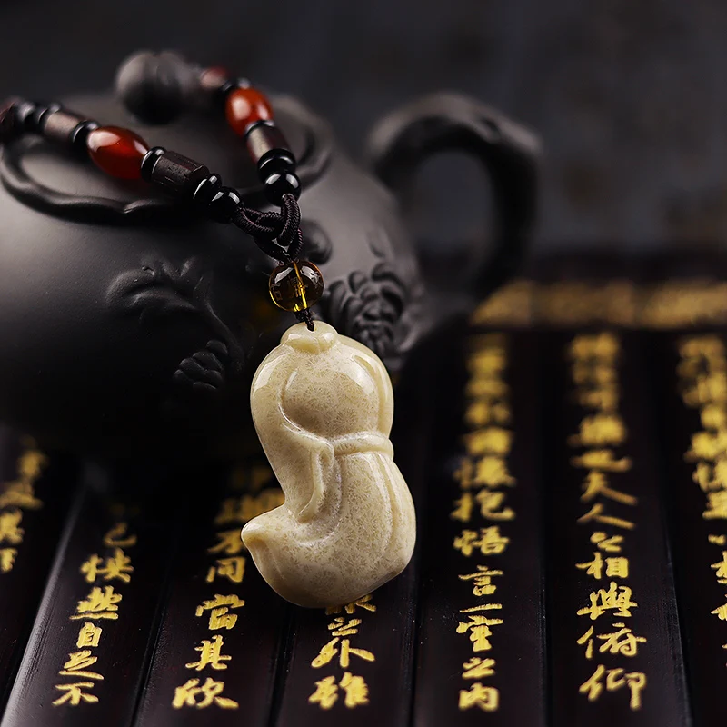 Украшение для автомобиля Изумрудный Жадеит авто подвеска зеркала заднего вида в