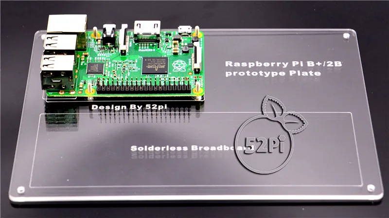 Длина 16,6 см Монтажная пластина для макетной платы и Raspberry Pi 3/2 Модель B