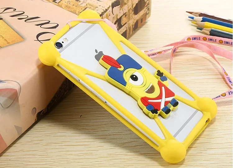 2017New 3D Приспешников Силиконовые Case Чехол Для Alcatel Pop Star LTE One Touch 3G 5022X 5022D 5022 Назад