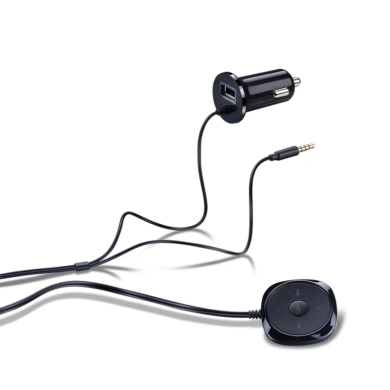 Новый комплект беспроводной связи bluetooth для автомобиля 3 5 мм Громкая связь AUX
