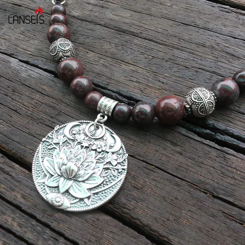 1 шт. Красивая подвеска в виде Луны с глазами лотоса славянское вдохновение