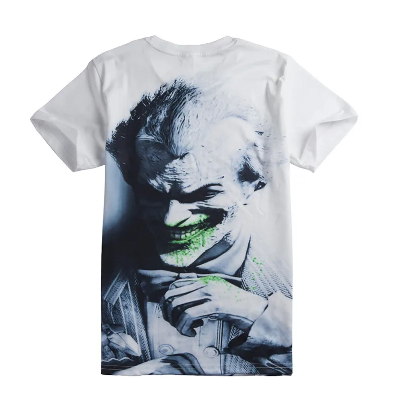 

3d Crazy Joker T-shirt Summer Tshirts Men Women Casual Tees Tops Funny Hip Hop Streetwear Plus Size Clothes Dropshipping