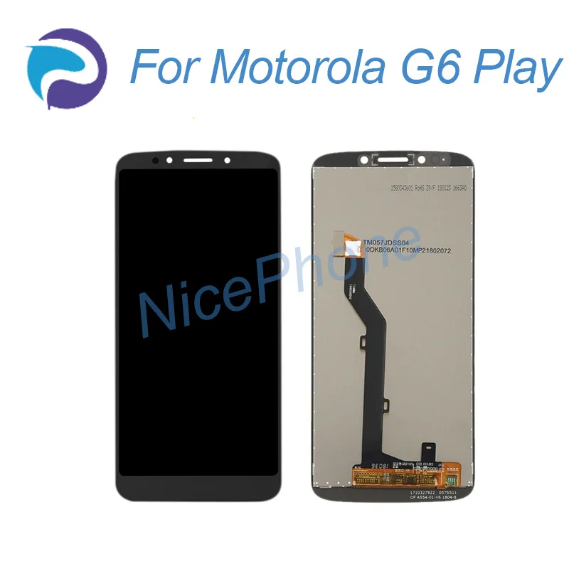 ЖК дисплей и сенсорный экран для Motorola Moto G6 Play с сенсорным экраном play возможностью