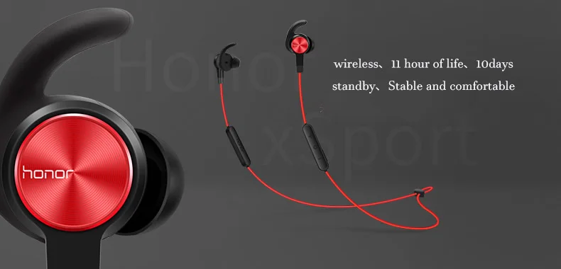 huawei Honor xSport AM61 Bluetooth 4,1 Гарнитура IPX5 Водонепроницаемый микрофон наушники для смартфонов