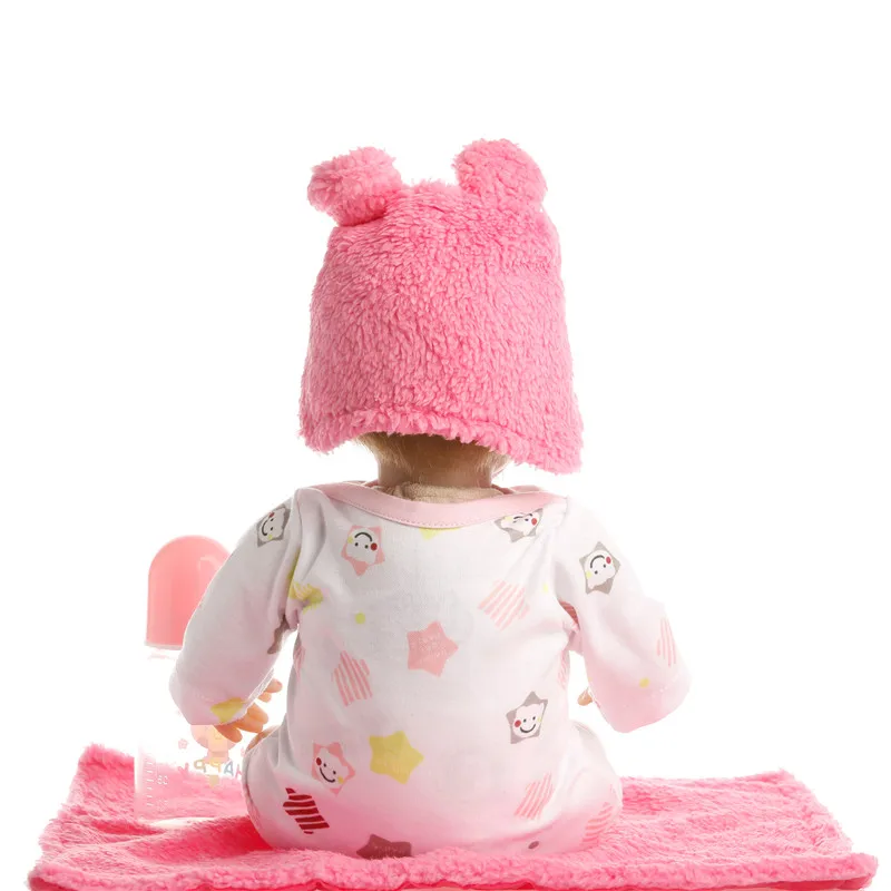 SanyDoll 16 дюймов 40 см силиконовые куклы для новорожденных Реалистичная кукла
