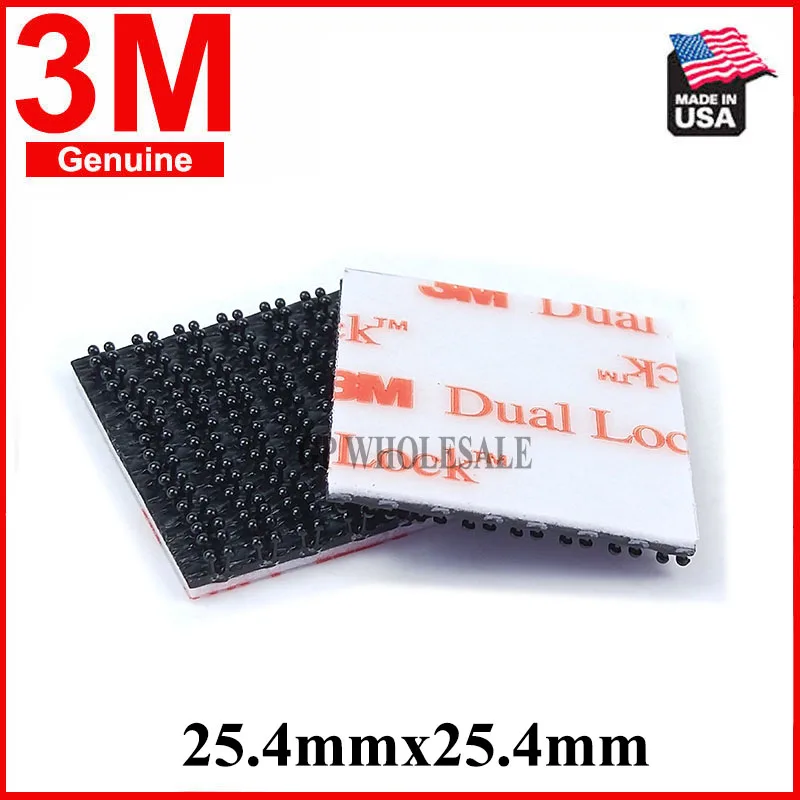 25.4mm 3M SJ3550 Dual lock fastener self adhesive tape type 250,25.4mmX25.4mm Free shipping