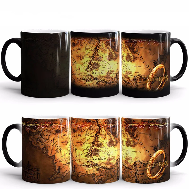 Кофейная кружка The Lord Of Rings керамическая Термочувствительная для изменения цвета