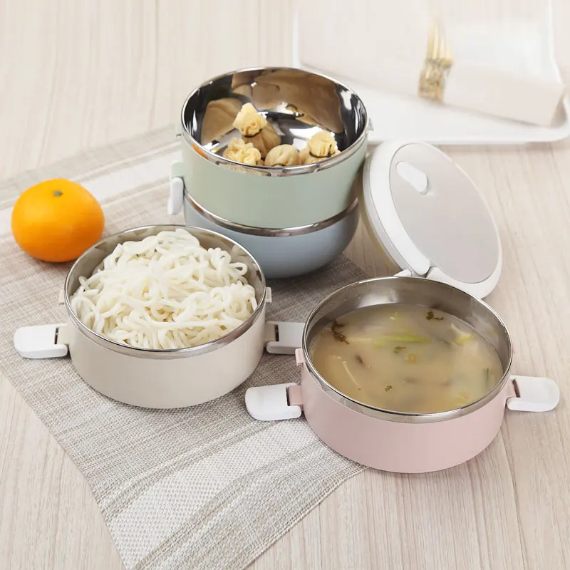 Контейнер для хранения пищевых фруктов Bento набор ланч-боксов из нержавеющей