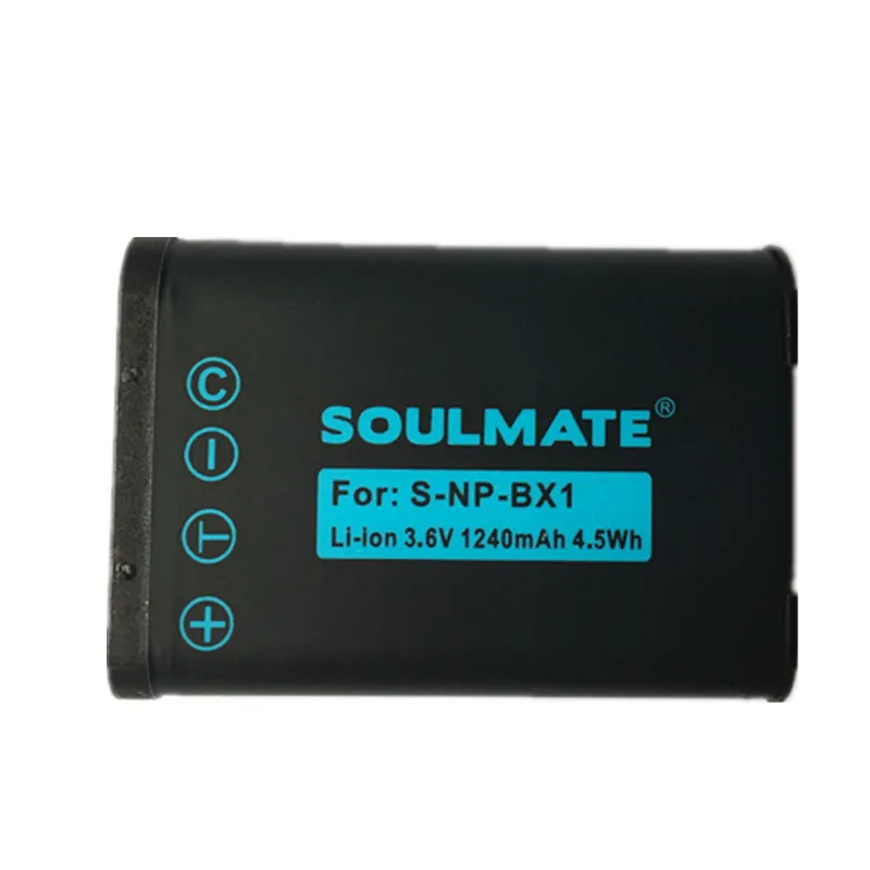 SOULMATE NP BX1 литиевые батареи комплект Батарея цифровой камеры для SONY DSC RX100 RX1 HDR AS15 AS10