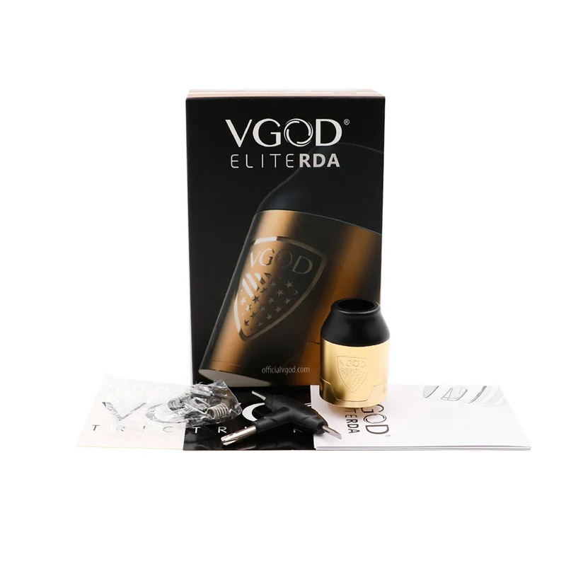 Бак VGOD Elite RDA атомайзер 24 мм Легкая система воздушного потока для vgod pro mech mod Vgod elite