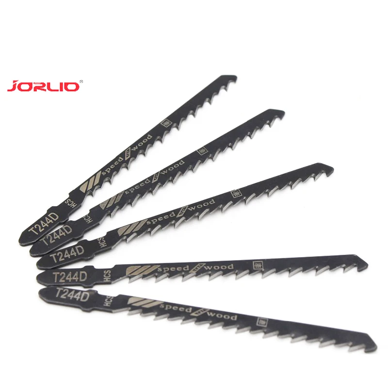 25 шт. HCS Jigsaw Blades T101D T144D T244D t-хвостовик инструмент кривой наборы для резки древесины