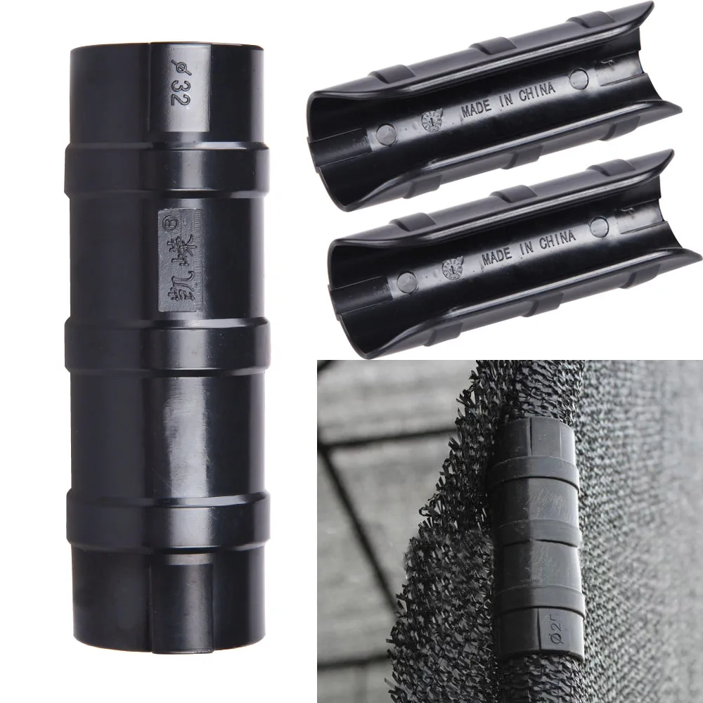 10 шт. Зажим для трубы теплицы и зажим пленки соединения 19 22 25 мм гладкий