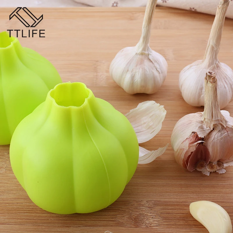 TTLIFE Creative Garlic Peeling Device Practical Silicone Peeler Household Food Grade Stripper Kitchen Tools | Дом и сад