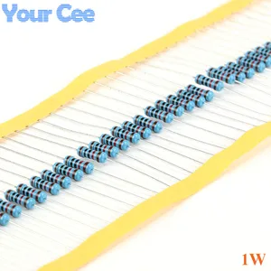 Металлический пленочный резистор, Сопротивление 1% 51R 51K 510R 47R 470K 4.7R 3R 360R 33R 33K 330R 330K 27R 270R 240K 200R 200K 1R 1M, 50 шт.