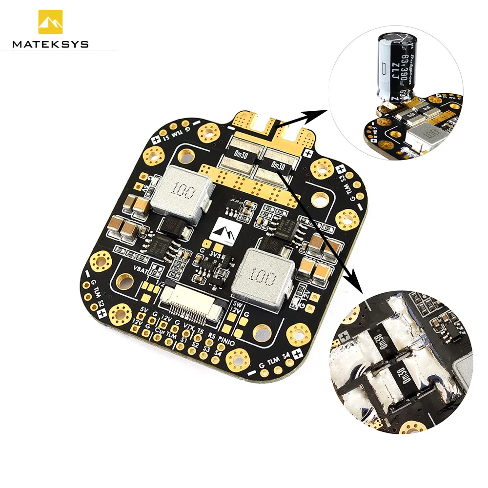 Система Matek XCLASS FCHUB 12S PDB плата 5 В и 12 в выход с датчиком тока 3 Lipo для