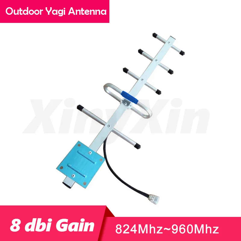 Yagi Antenna 2G External 824-960mhz GSM 900 CDMA 850 3G UMTS 850mhz outdoor 8dBi for Cell Phone Signal Repeater | Мобильные телефоны
