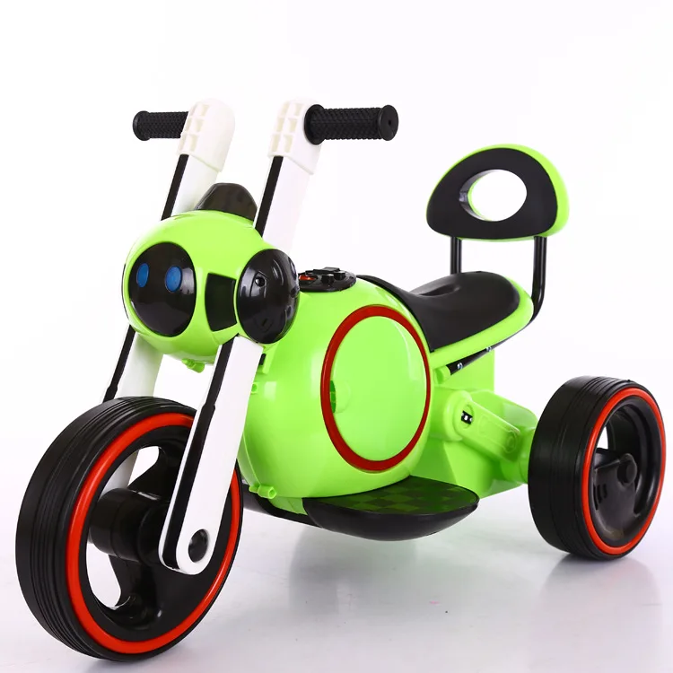 green Детский Электрический мотоцикл трехколесный велосипед собака RechargeableToy Детский Электрический мотоцикл для ног на автомобиле - Цвет: green