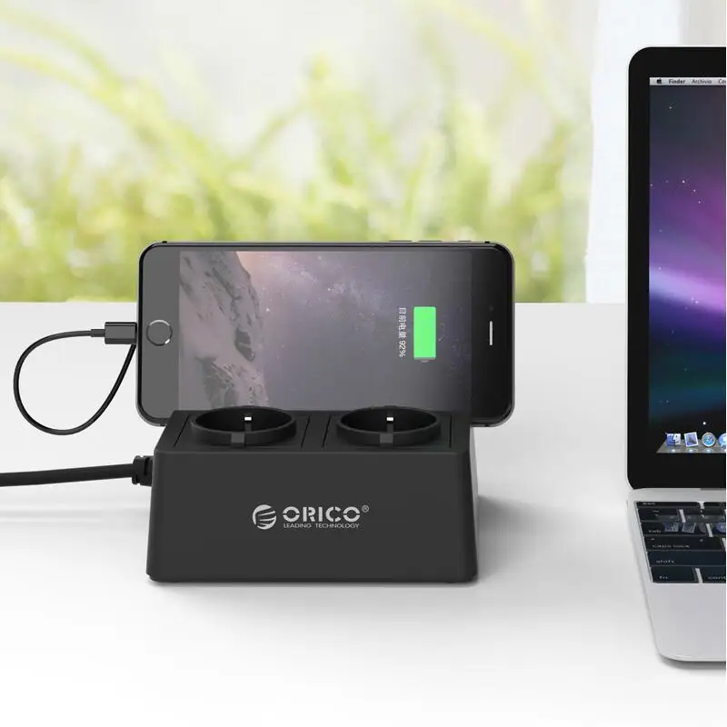 ORICO ODC обновлен домашнего офиса 2 AC ЕС мощность полосы с 5 Порты USB зарядное