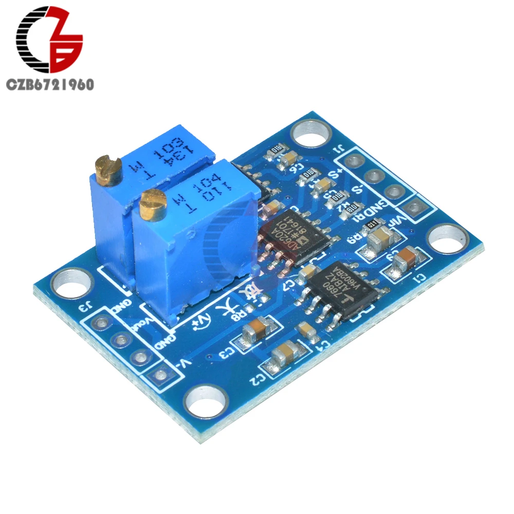 Преобразователь напряжения Minivolt DC 12 В AD620 Microvolt модуль усилителя сигнала Плата 1