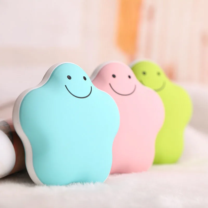 Cute Lucky Star USB Hand Warmer Portable Mini Rechargeable 3600mAh Mobile Power Bank External Charger for Cell Phones | Мобильные
